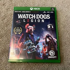 Xbox One Series X Watch Dogs Legion Game